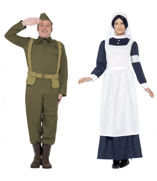 Fatos de casal Segunda Guerra Mundial