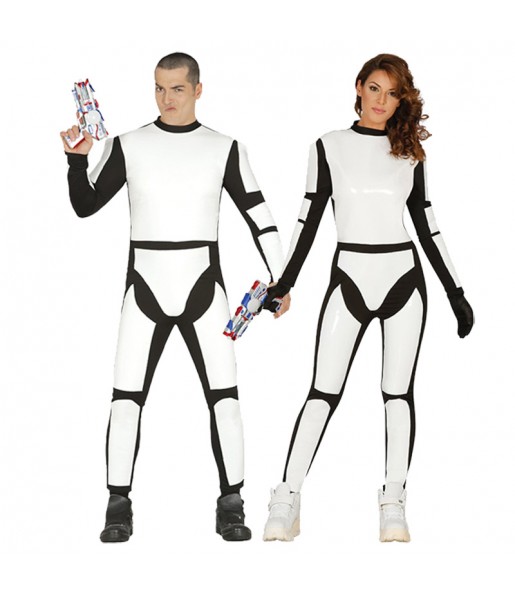 O casal Stormtroopers Imperiais original e engraçado para se disfraçar com o seu parceiro