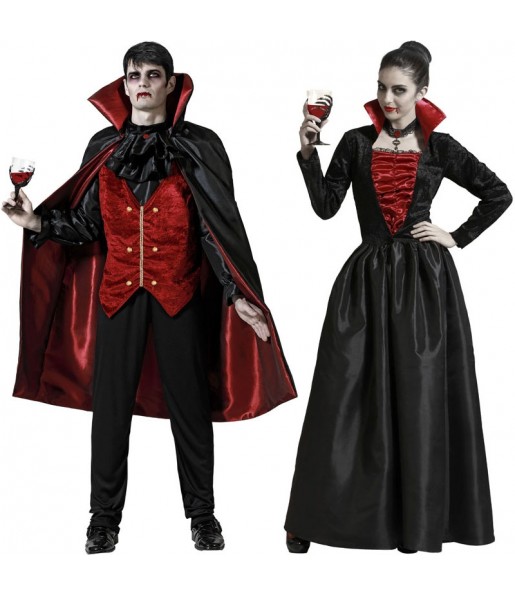 Fatos de casal Vampiros monstruosos