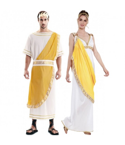 O casal Imperadores romanos original e engraçado para se disfraçar com o seu parceiro