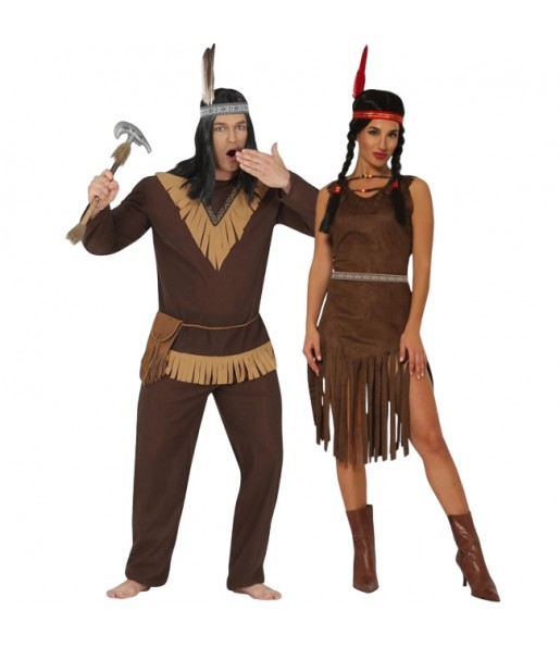 Fatos de casal Índios Comanche