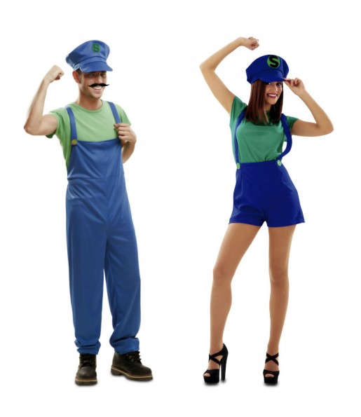 O casal Super Luigi original e engraçado para se disfraçar com o seu parceiro
