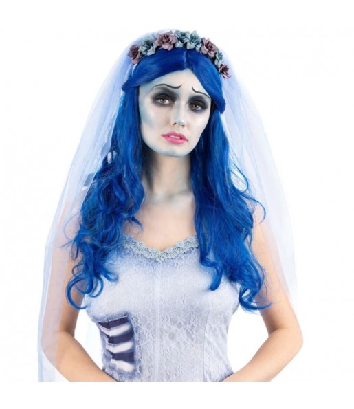 Noiva Emily Corpse Bride para completar o seu disfarce assutador
