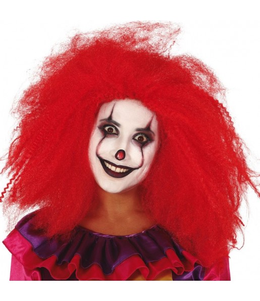 A Peruca Killer Clown Mulher mais engraçada para festas de fantasia