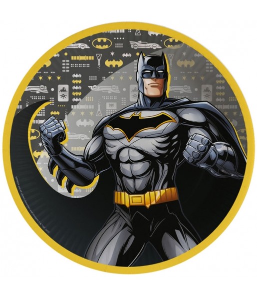 Pratos Batman de Festa 23 cm