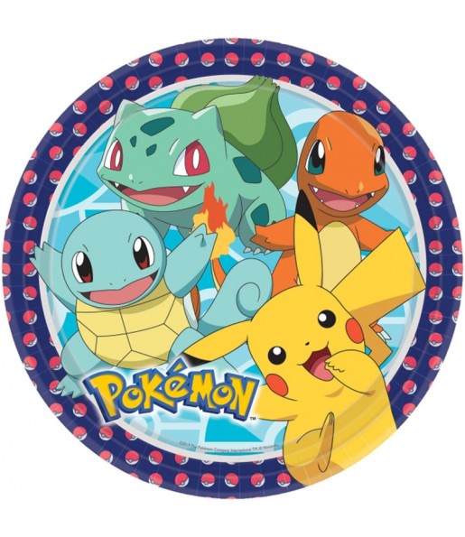 Pratos Pokémon de Festa 23cm