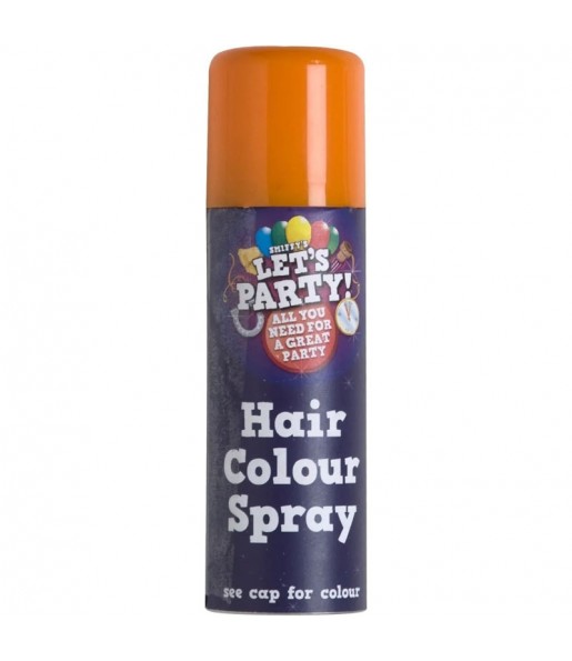 spray para cabelo laranja para completar o seu disfarce