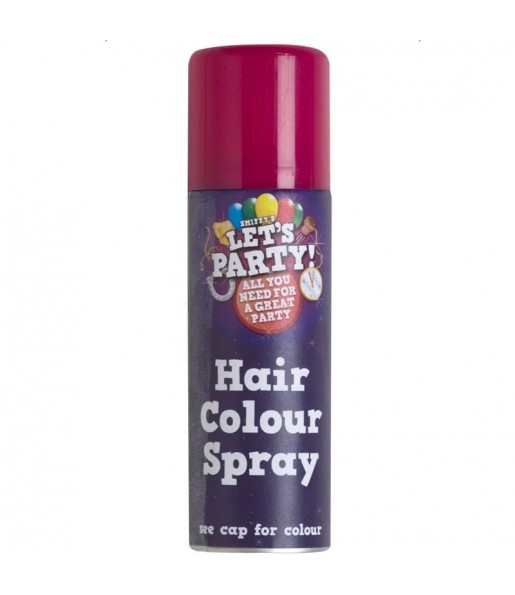spray para cabelo rosa para completar o seu disfarce