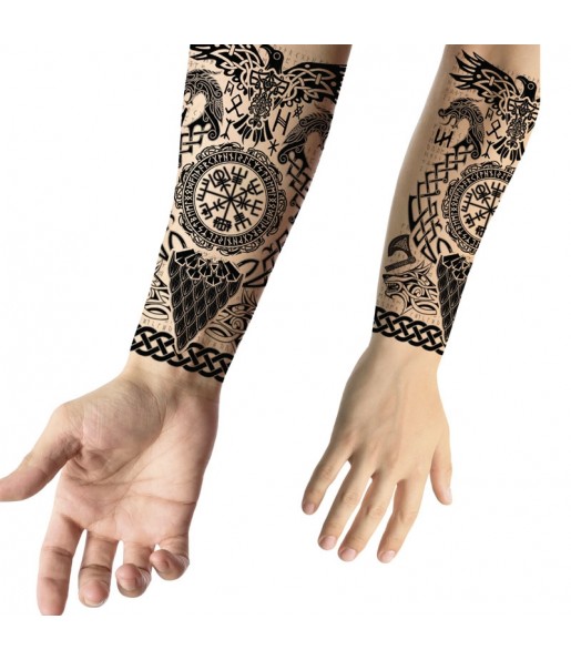 Tatuagem de viking para completar o seu disfarce