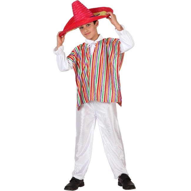 Disfraz de Mejicano Multicolor
