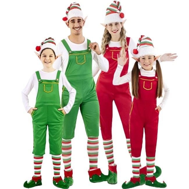 ▷ Fatos de Elfos do Pai Natal para grupos