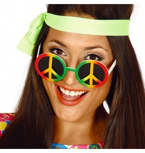 Os óculos mais engraçados hippie para festas de fantasia