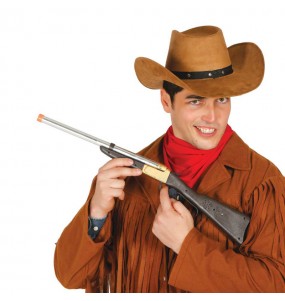 Rifle Cowboy 60 cm para festas de fantasia