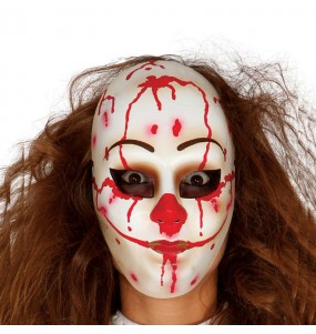 Máscara palhaço homicida para completar o seu fato Halloween e Carnaval