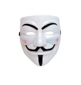 Máscara Anonymous para completar o seu fato Halloween e Carnaval