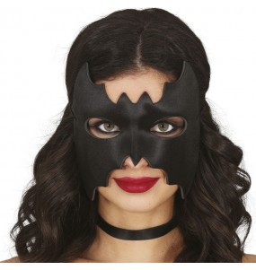 Máscara de morcego preta para completar o seu disfarce