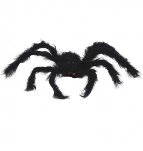 Aranha negra 50 cm para Halloween