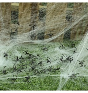Saco 50 aranhas para Halloween