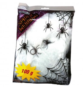 Saco de teias de aranha 100 gramas para Halloween