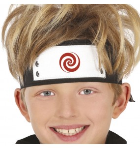 Fita para a cabeça do Naruto para crianças para completar o seu disfarce