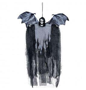 Pingente esqueleto com asas para Halloween