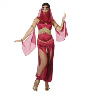 Disfarce original Bailarina oriental vermelha mulher mulher ao melhor preço