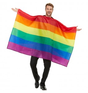 Disfarce Bandeira do orgulho gay adulto divertidíssimo para qualquer ocasião