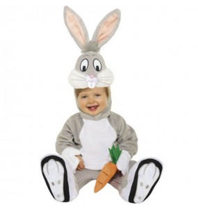 Disfarce de Bugs Bunny para bebé