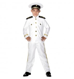 Disfarce de Capitão de navio para menino