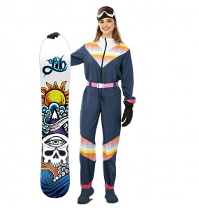 Disfarce de Esquiador de snowboard para mulher