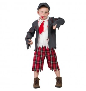 Disfarce Halloween Estudante Zombie meninos para uma festa do terror 