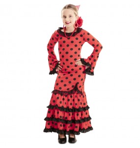 Fato de Flamenco Espanhola para menina