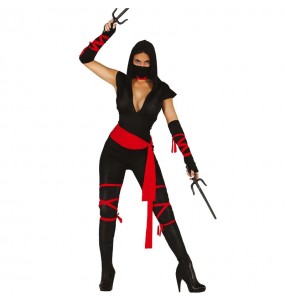 Disfarce de Guerreira Ninja para mulher