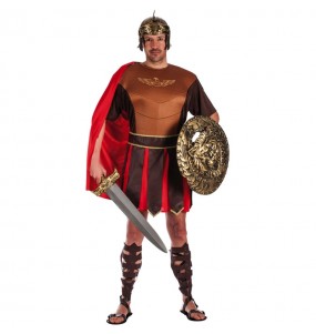 Disfarce Guerreiro Romano com capa adulto divertidíssimo para qualquer ocasião