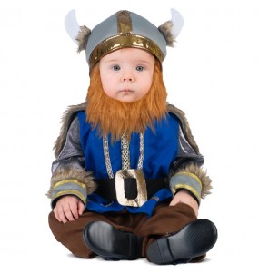 Disfarce de Guerreiro viking para bebé