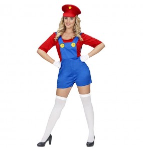 Disfarce de Mario Bros para mulher