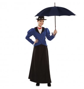 Fato de Mary Poppins Vitoriana para mulher