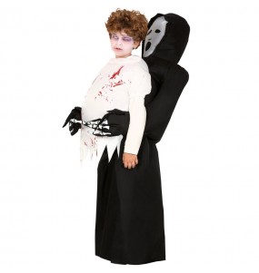 Disfarce Halloween às costas de Morte Halloween para crianças para meninos para uma festa do terror