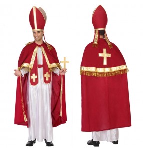 Disfarce Papa vermelho e branco adulto divertidíssimo para qualquer ocasião