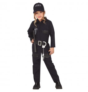 Fato de Oficial de polícia para menina