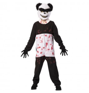 Disfarce de Panda assassino para menino