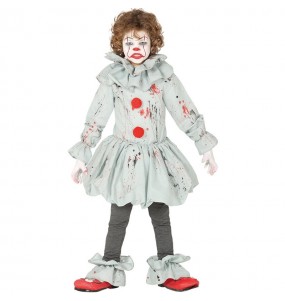 Disfarce Halloween Palhaço assassino IT para meninos para uma festa do terror