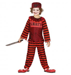 Disfarce Halloween Palhaço psicopata para meninos para uma festa do terror