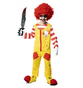 Disfarce de Palhaço assassino McDonald para menino