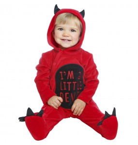 Disfarce Halloween Diabo com que o teu bebé ficará divertido.