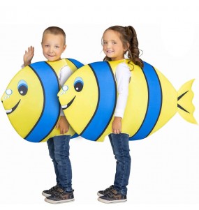 Disfarce de Peixe amarelo para menino e menina