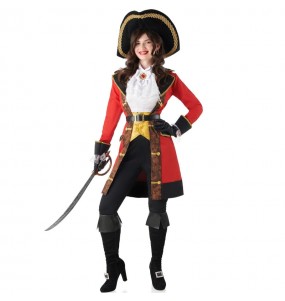 Disfarce de Pirata Capitão Hook para mulher