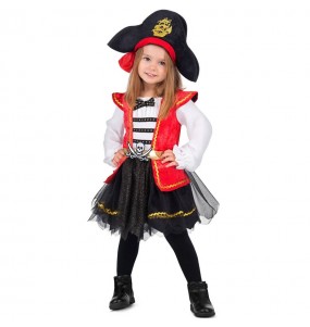Disfarce de Pirata das Caraíbas para menina