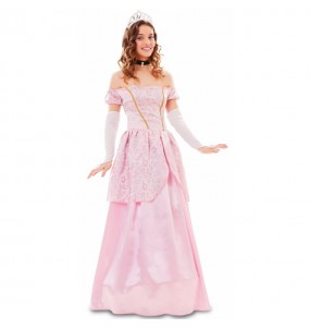 Disfarce original Princesa rosa dos contos mulher ao melhor preço