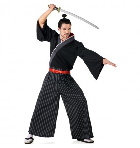 Disfarce de Samurai Japão antigo para homem